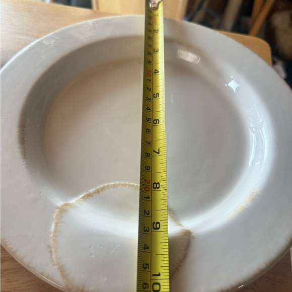 Charming Ceramic Bunny and Round Plate Set - Cream - Picture 3 of 7